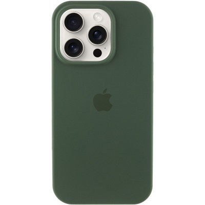 Чохол Silicone Case Full Protective (AA) для Apple iPhone 13 Pro Max (6.7") Зелений / Cyprus Green