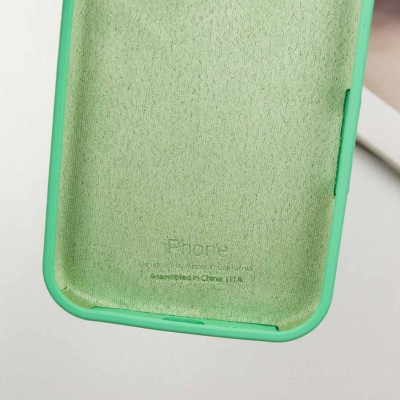 Чохол Silicone Case Full Protective (AA) для Apple iPhone 13 Pro Max (6.7") Зелений / Spearmint