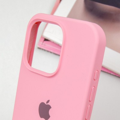 Чохол Silicone Case Full Protective (AA) для Apple iPhone 13 Pro Max (6.7") Рожевий / Pink Чохол Silicone Case Full Protective (AA) для Apple iPhone 13 Pro Max (6.7") Рожевий / Pink