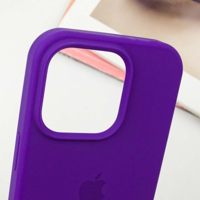Чохол Silicone Case Full Protective (AA) для Apple iPhone 13 Pro Max (6.7") Фіолетовий / Ultra Violet