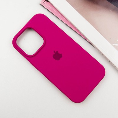Чохол Silicone Case Full Protective (AA) для Apple iPhone 13 Pro Max (6.7") Червоний / Rose Red