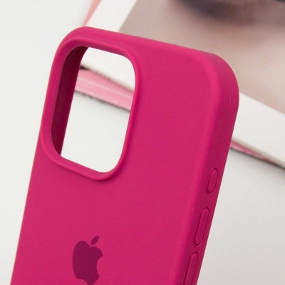 Чохол Silicone Case Full Protective (AA) для Apple iPhone 13 Pro Max (6.7") Червоний / Rose Red