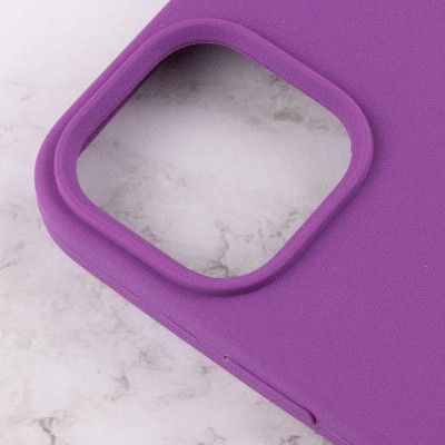 Чохол Silicone Case Full Protective (AA) для Apple iPhone 14 Plus (6.7") Фіолетовий / Grape