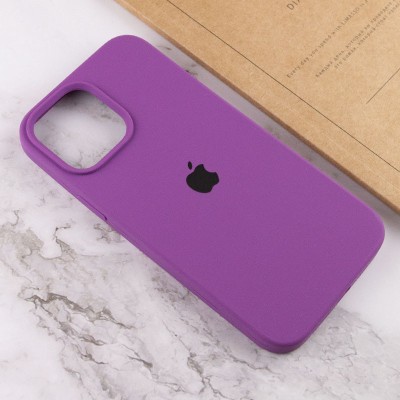 Чохол Silicone Case Full Protective (AA) для Apple iPhone 14 Plus (6.7") Фіолетовий / Grape