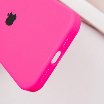Чохол Silicone Case Full Protective (AA) для Apple iPhone 14 Pro (6.1") Рожевий / Barbie pink