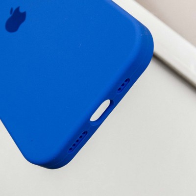 Чохол Silicone Case Full Protective (AA) для Apple iPhone 14 Pro (6.1") Синій / Capri Blue