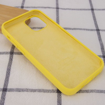 Чохол Silicone Case Full Protective (AA) для Apple iPhone 14 Pro Max (6.7") Жовтий / Yellow