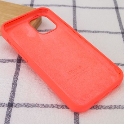 Чохол Silicone Case Full Protective (AA) для Apple iPhone 14 Pro Max (6.7") Кавуновий / Watermelon red
