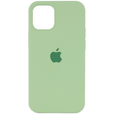 Чохол Silicone Case Full Protective (AA) для Apple iPhone 14 Pro Max (6.7") М'ятний / Mint