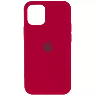 Чохол Silicone Case Full Protective (AA) для Apple iPhone 15 (6.1") Червоний / Rose Red