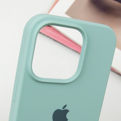 Чохол Silicone Case Full Protective (AA) для Apple iPhone 15 Pro (6.1") Бірюзовий / Beryl