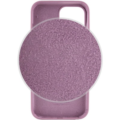 Чохол Silicone Case Full Protective (AA) для Apple iPhone 15 Pro (6.1") Ліловий / Lilac Pride