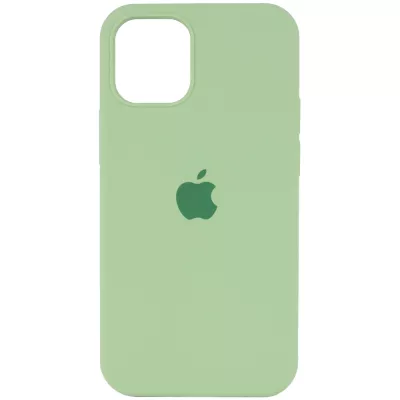 Чохол Silicone Case Full Protective (AA) для Apple iPhone 15 Pro (6.1") М'ятний / Mint