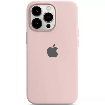 Чохол Silicone Case Full Protective (AA) для Apple iPhone 15 Pro (6.1") Рожевий / Chalk Pink