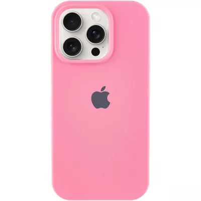 Чохол Silicone Case Full Protective (AA) для Apple iPhone 15 Pro (6.1") Рожевий / Pink