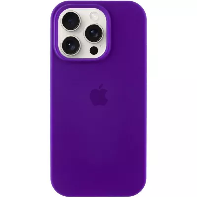 Чохол Silicone Case Full Protective (AA) для Apple iPhone 15 Pro (6.1") Фіолетовий / Ultra Violet