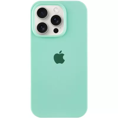 Чохол Silicone Case Full Protective (AA) для Apple iPhone 15 Pro Max (6.7") Бірюзовий / Turquoise