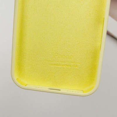 Чохол Silicone Case Full Protective (AA) для Apple iPhone 15 Pro Max (6.7") Жовтий / Mellow Yellow Чохол Silicone Case Full Protective (AA) для Apple iPhone 15 Pro Max (6.7") Жовтий / Mellow Yellow
