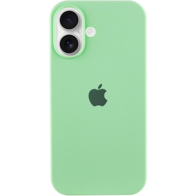Чохол Silicone Case Full Protective (AA) для Apple iPhone 16 (6.1") Зелений / Pistachio