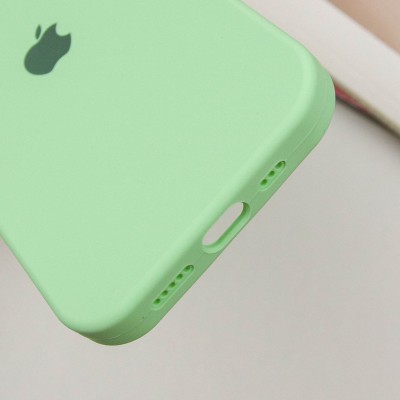 Чохол Silicone Case Full Protective (AA) для Apple iPhone 16 (6.1") Зелений / Pistachio