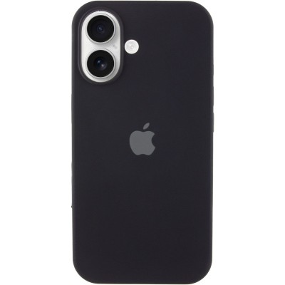 Чохол Silicone Case Full Protective (AA) для Apple iPhone 16 (6.1") Чорний / Black
