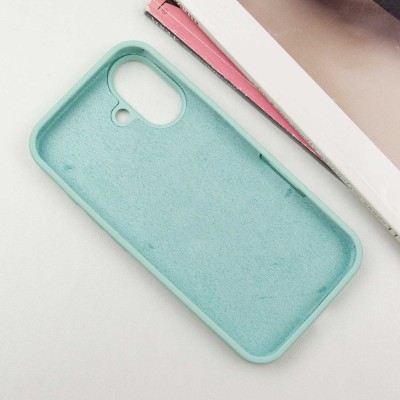 Чохол Silicone Case Full Protective (AA) для Apple iPhone 16 Plus (6.7") Бірюзовий / Turquoise