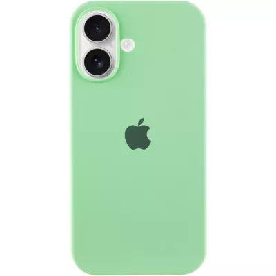 Чохол Silicone Case Full Protective (AA) для Apple iPhone 16 Plus (6.7") Зелений / Pistachio
