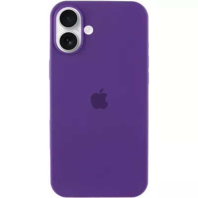 Чохол Silicone Case Full Protective (AA) для Apple iPhone 16 Plus (6.7") Фіолетовий / Amethyst