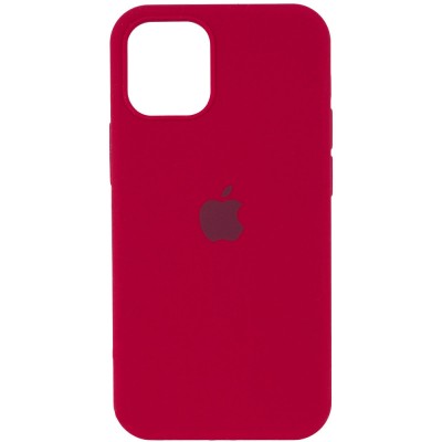 Чохол Silicone Case Full Protective (AA) для Apple iPhone 16 Plus (6.7") Червоний / Rose Red
