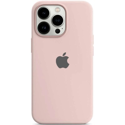 Чохол Silicone Case Full Protective (AA) для Apple iPhone 16 Pro (6.3") Рожевий / Chalk Pink Чохол Silicone Case Full Protective (AA) для Apple iPhone 16 Pro (6.3") Рожевий / Chalk Pink