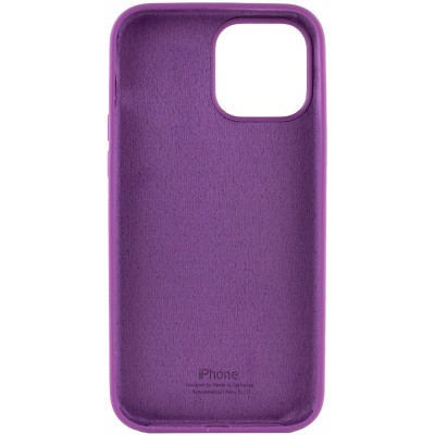 Чохол Silicone Case Full Protective (AA) для Apple iPhone 16 Pro (6.3") Фіолетовий / Grape