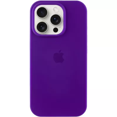 Чохол Silicone Case Full Protective (AA) для Apple iPhone 16 Pro (6.3") Фіолетовий / Ultra Violet