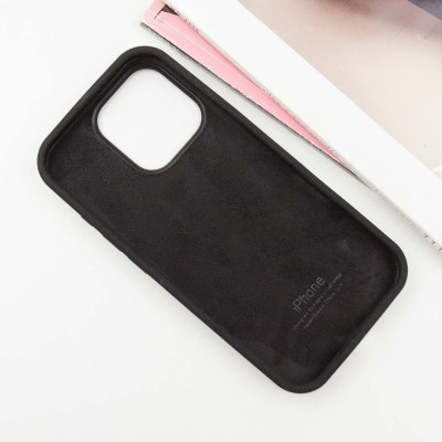 Чохол Silicone Case Full Protective (AA) для Apple iPhone 16 Pro (6.3") Чорний / Black