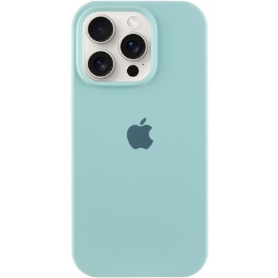 Чохол Silicone Case Full Protective (AA) для Apple iPhone 16 Pro Max (6.9") Бірюзовий / Beryl