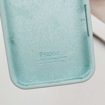 Чохол Silicone Case Full Protective (AA) для Apple iPhone 16 Pro Max (6.9") Бірюзовий / Beryl