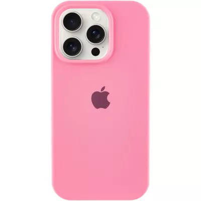 Чохол Silicone Case Full Protective (AA) для Apple iPhone 16 Pro Max (6.9") Рожевий / Pink