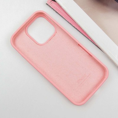 Чохол Silicone Case Full Protective (AA) для Apple iPhone 16 Pro Max (6.9") Рожевий / Pink Чохол Silicone Case Full Protective (AA) для Apple iPhone 16 Pro Max (6.9") Рожевий / Pink