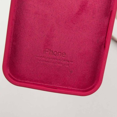 Чохол Silicone Case Full Protective (AA) для Apple iPhone 16 Pro Max (6.9") Червоний / Rose Red