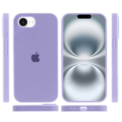 Чохол Silicone Case Full Protective (AA) для Apple iPhone 16e (6.1") Бузковий / Dasheen Чохол Silicone Case Full Protective (AA) для Apple iPhone 16e (6.1") Бузковий / Dasheen
