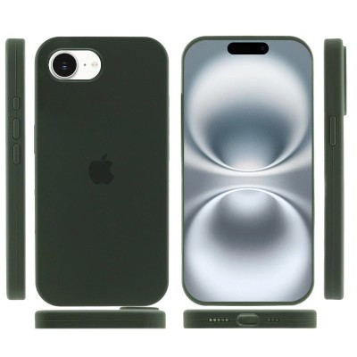Чохол Silicone Case Full Protective (AA) для Apple iPhone 16e (6.1") Зелений / Cyprus Green Чохол Silicone Case Full Protective (AA) для Apple iPhone 16e (6.1") Зелений / Cyprus Green