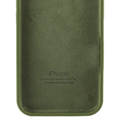 Чохол Silicone Case Full Protective (AA) для Apple iPhone 16e (6.1") Зелений / Dark Olive Чохол Silicone Case Full Protective (AA) для Apple iPhone 16e (6.1") Зелений / Dark Olive