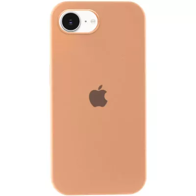 Чохол Silicone Case Full Protective (AA) для Apple iPhone 16e (6.1") Помаранчевий / Cantaloupe