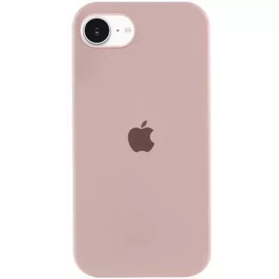 Чохол Silicone Case Full Protective (AA) для Apple iPhone 16e (6.1") Рожевий / Pink Sand