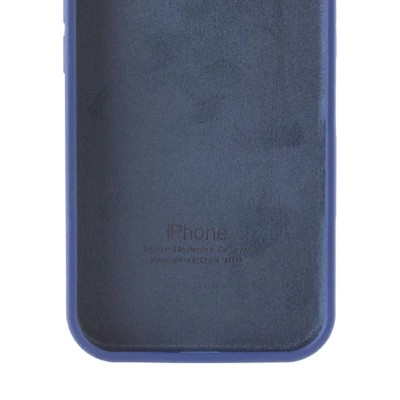 Чохол Silicone Case Full Protective (AA) для Apple iPhone 16e (6.1") Синій / Deep navy Чохол Silicone Case Full Protective (AA) для Apple iPhone 16e (6.1") Синій / Deep navy