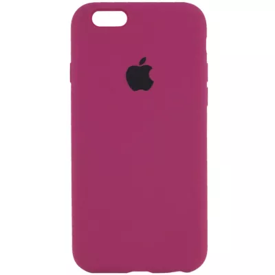 Чохол Silicone Case Full Protective (AA) для Apple iPhone 6/6s (4.7") Бордовий / Maroon