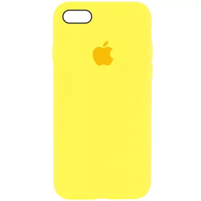 Чохол Silicone Case Full Protective (AA) для Apple iPhone 6/6s (4.7") Жовтий / Yellow
