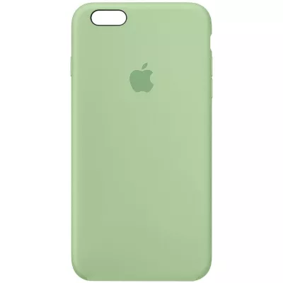 Чохол Silicone Case Full Protective (AA) для Apple iPhone 6/6s (4.7") Зелений / Pistachio