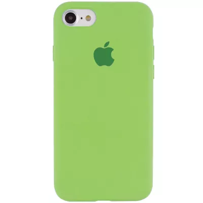 Чохол Silicone Case Full Protective (AA) для Apple iPhone 6/6s (4.7") М'ятний / Mint