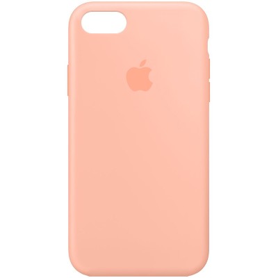 Чохол Silicone Case Full Protective (AA) для Apple iPhone 6/6s (4.7") Помаранчевий / Grapefruit