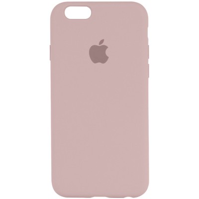 Чохол Silicone Case Full Protective (AA) для Apple iPhone 6/6s (4.7") Рожевий / Chalk Pink